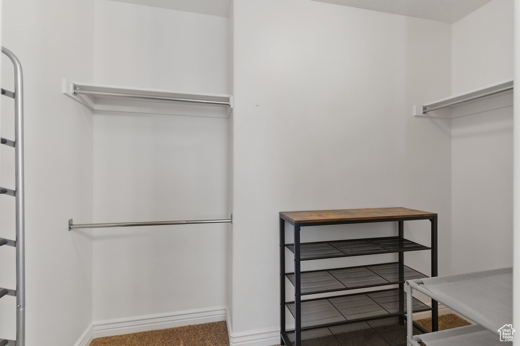 View of spacious closet
