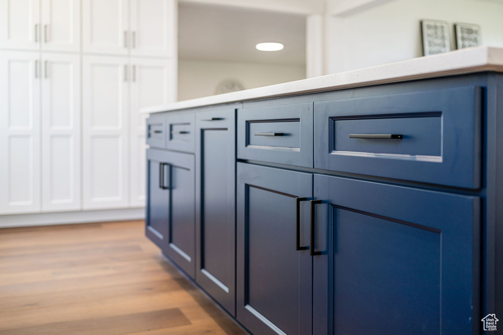 Room details with wood finished floors