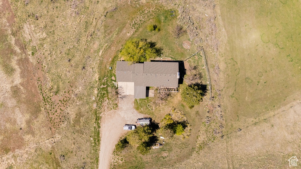 View from above of property