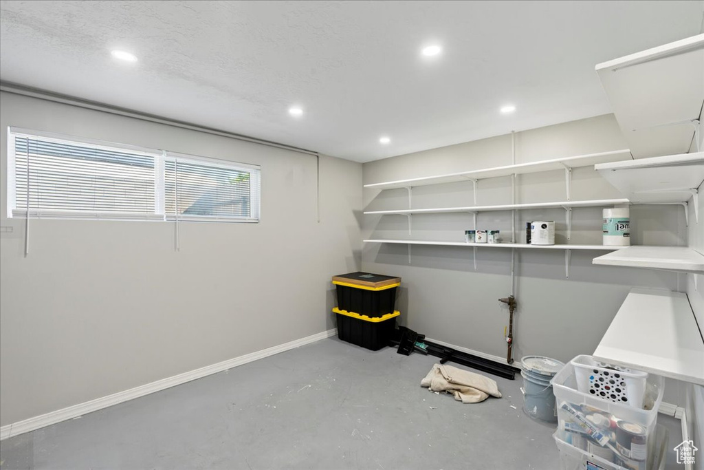View of storage room