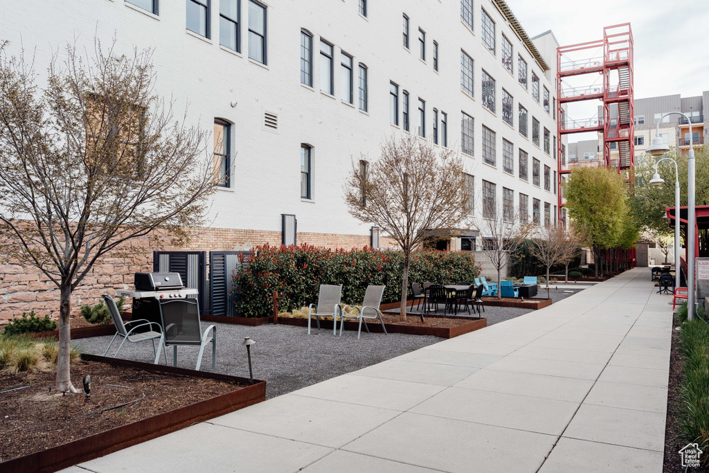 View of home's community featuring a patio area
