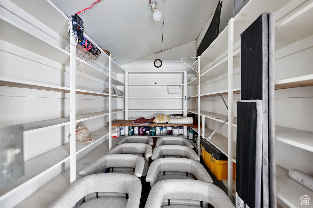 View of storage area