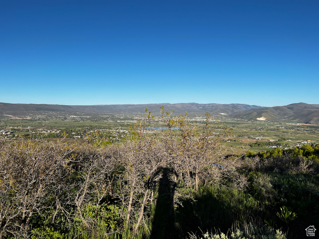 View of mountain backdrop
