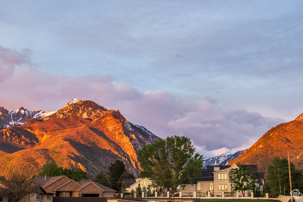 View of mountain backdrop