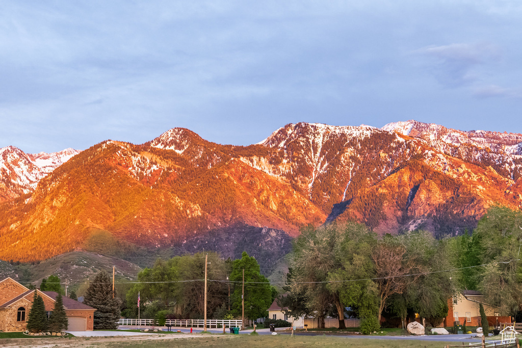 View of mountain background