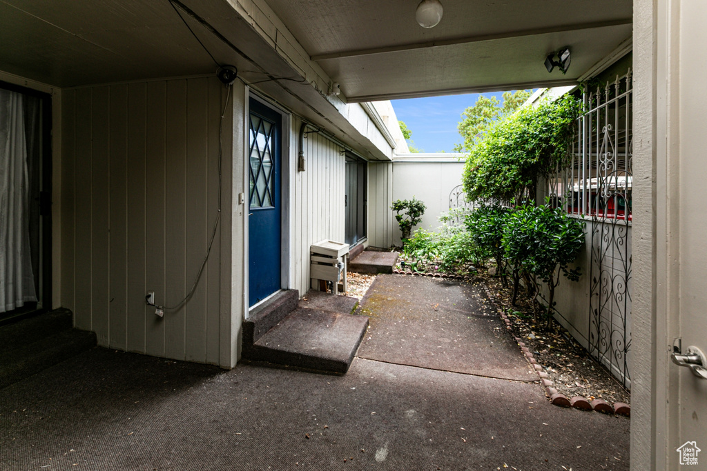View of patio / terrace with entry steps