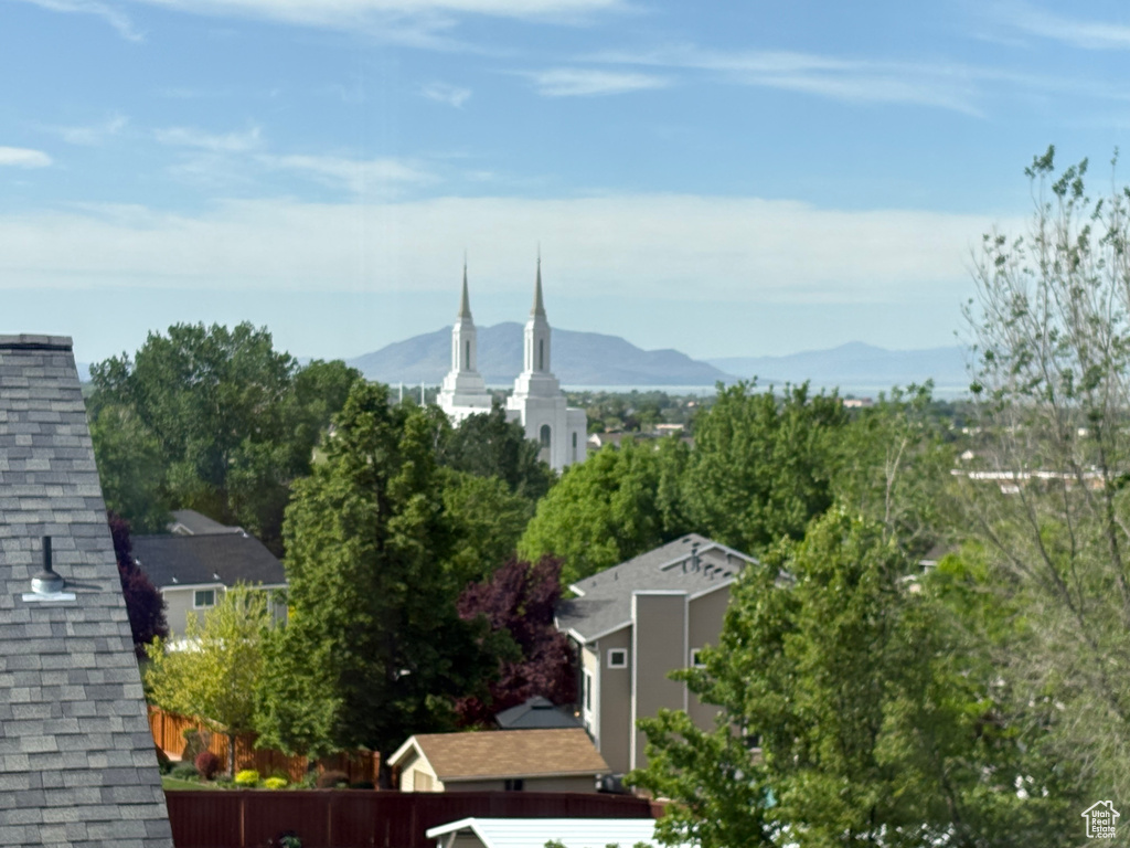 View of mountain backdrop