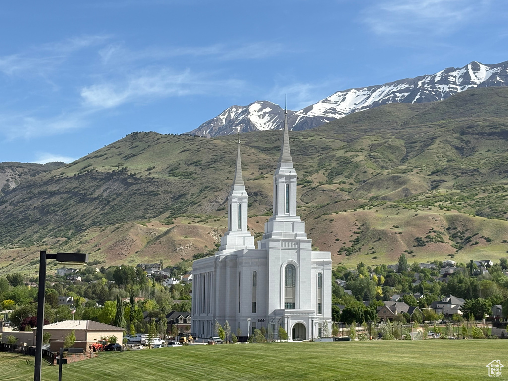 View of mountain backdrop