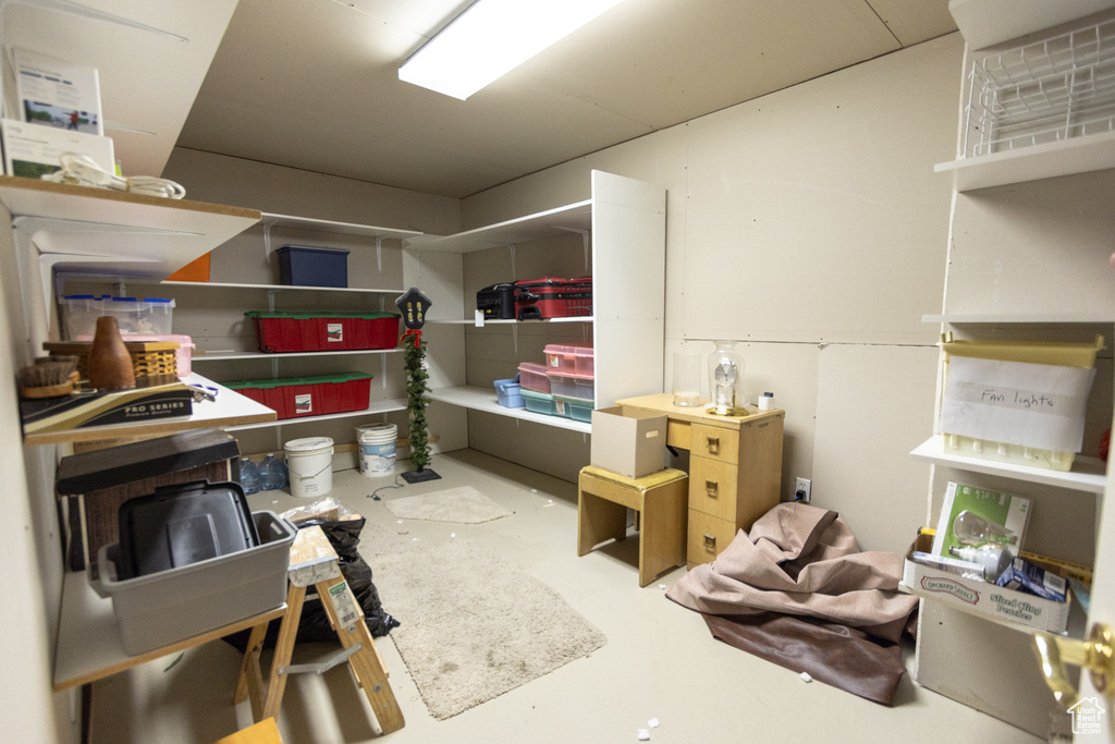 View of storage