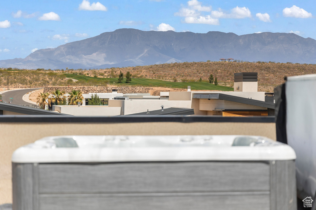 View of mountain backdrop