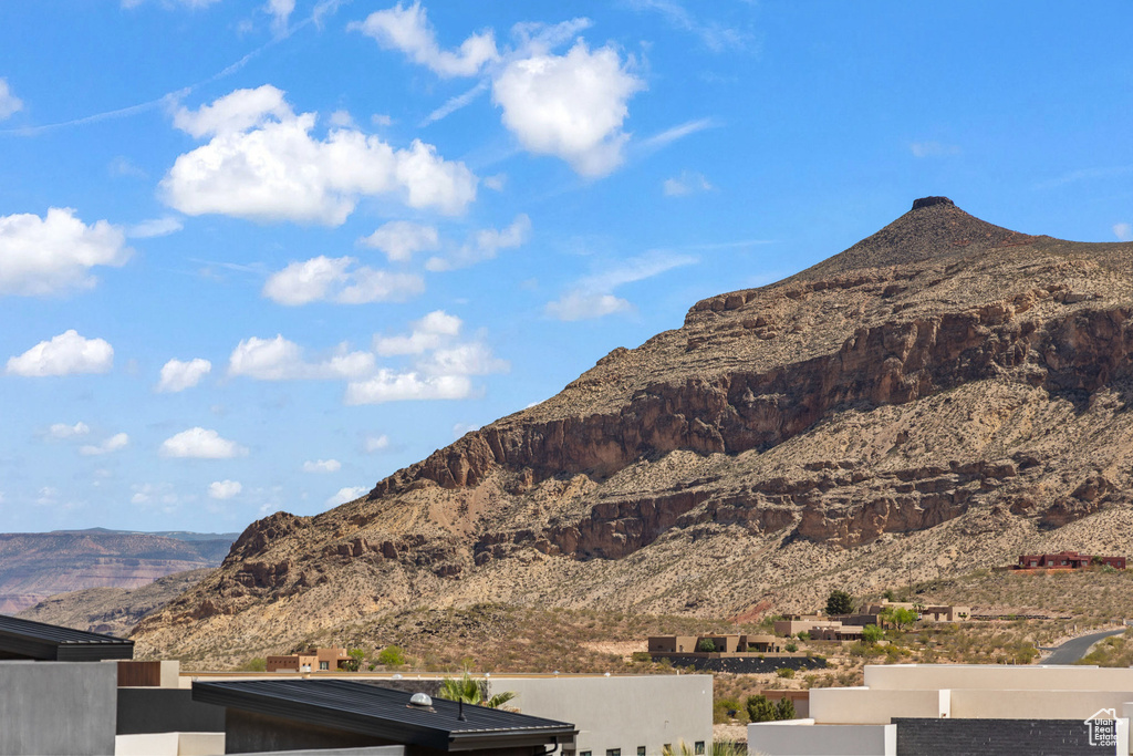 View of mountain background