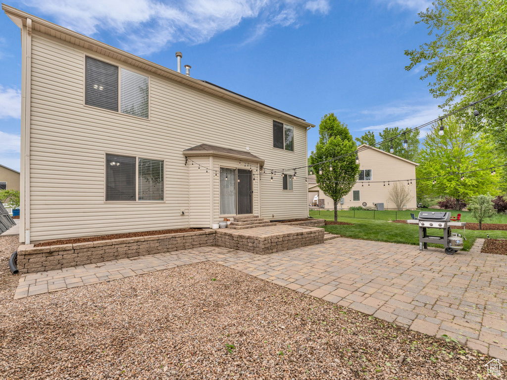 Back of house featuring a patio