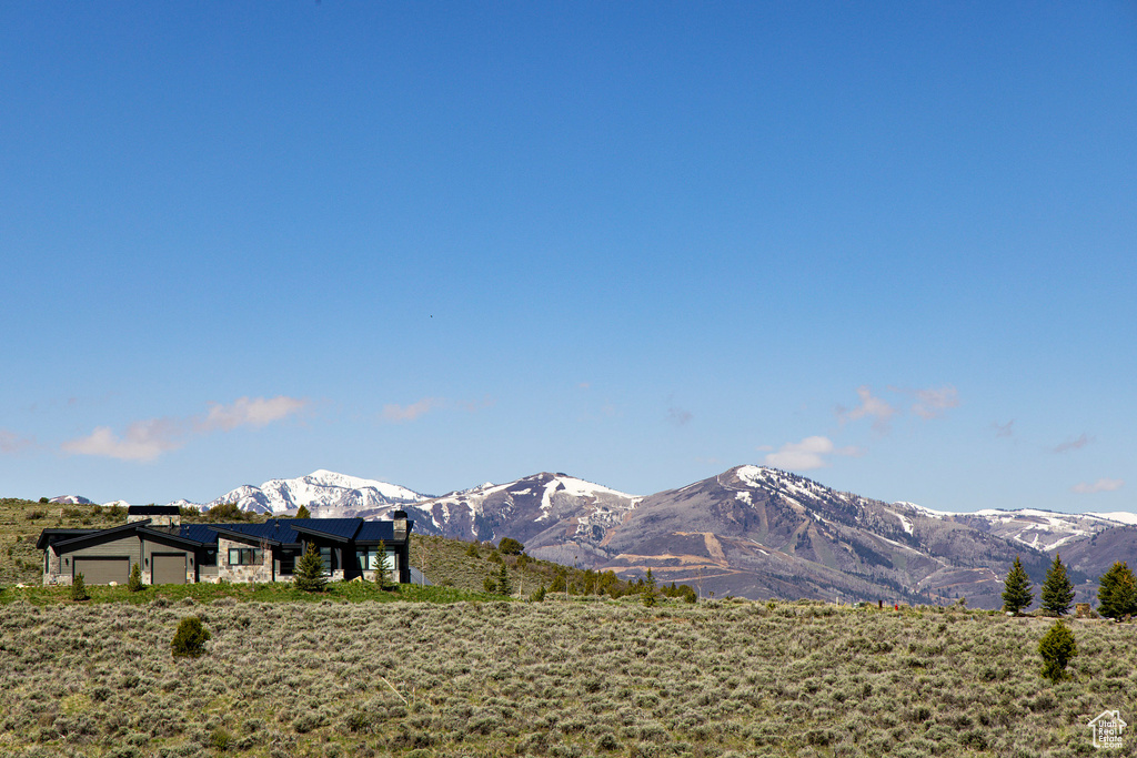 View of mountain backdrop