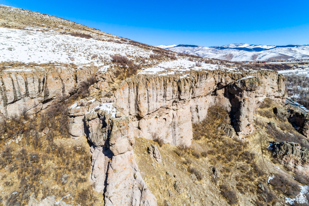 View of mountain background