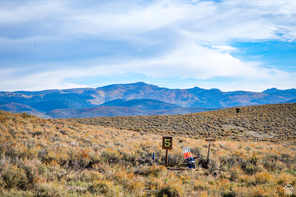 View of mountain backdrop