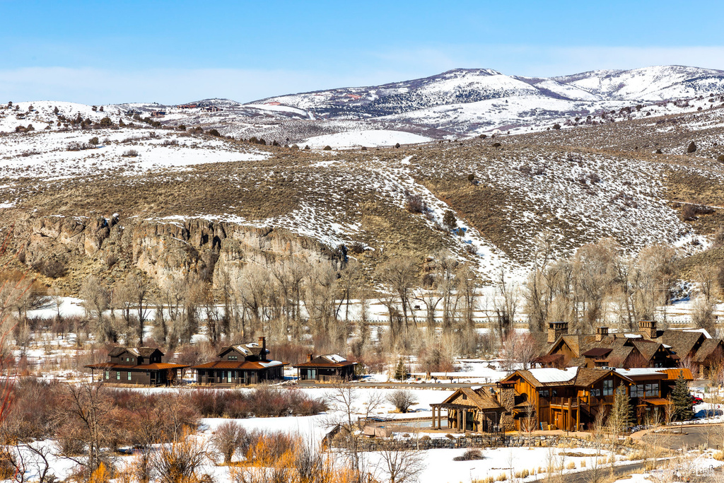 View of mountain backdrop