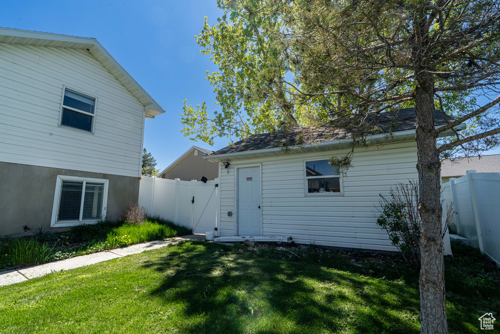 View of rear view of house