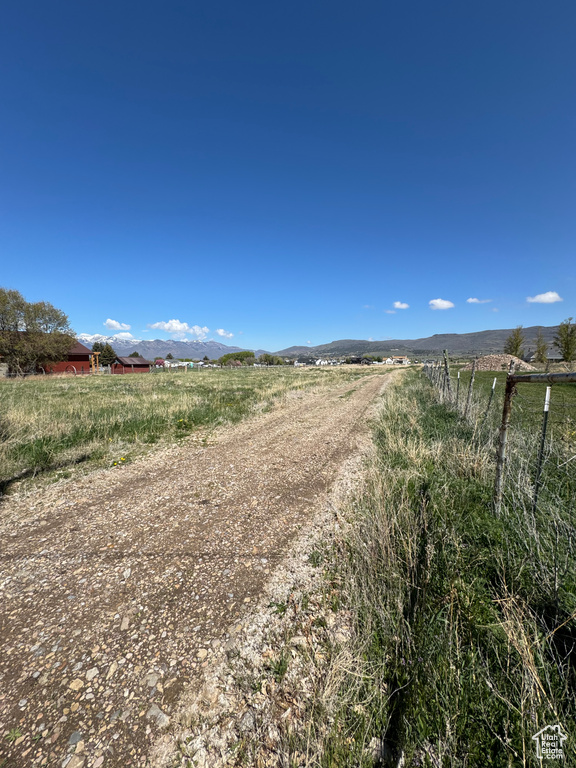 View of road featuring a view of rural / pastoral area