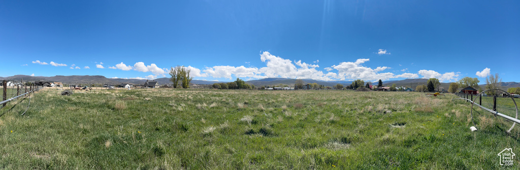 Mountain view featuring rural landscape