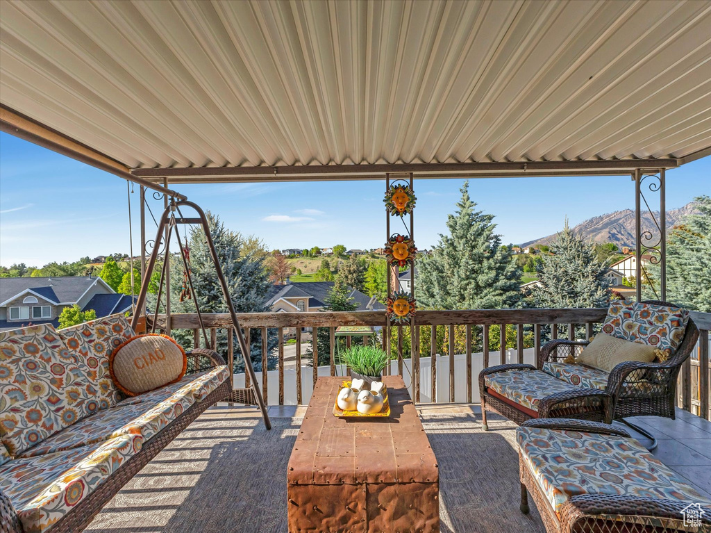 View of patio