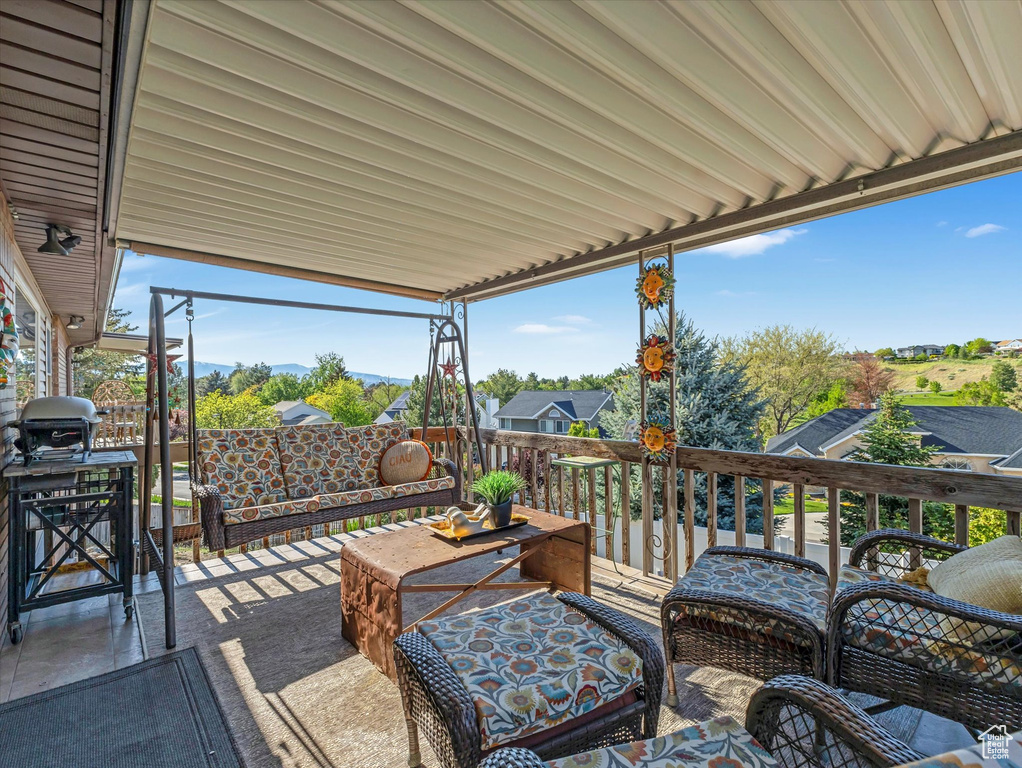View of patio