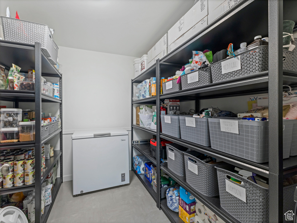 View of storage area