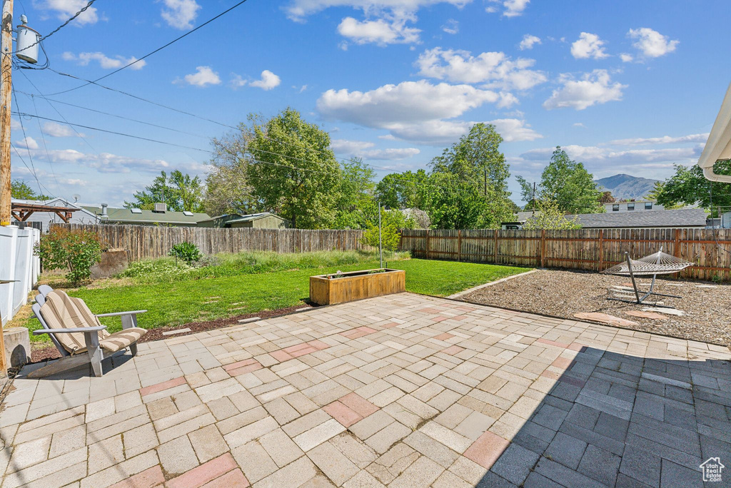 View of patio