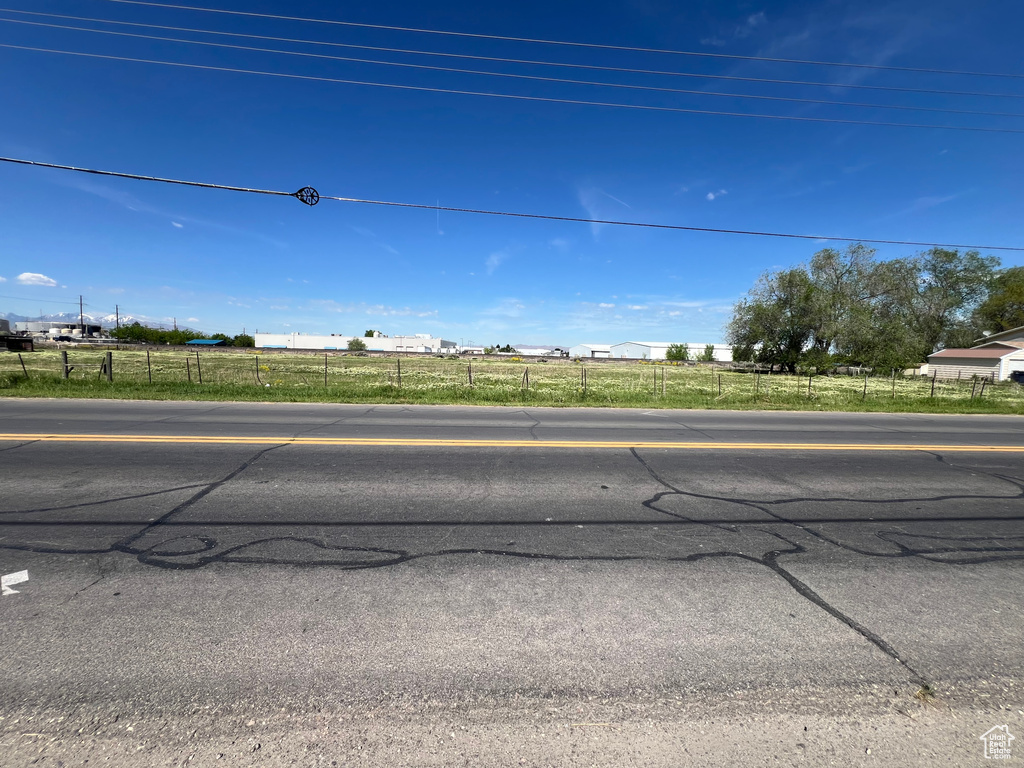 View of asphalt street