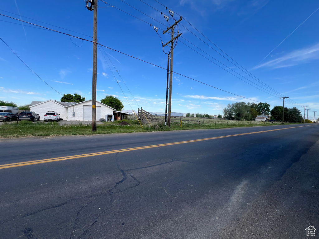 View of asphalt road
