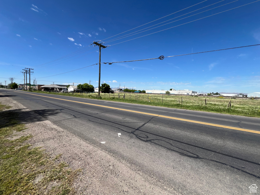 View of asphalt street