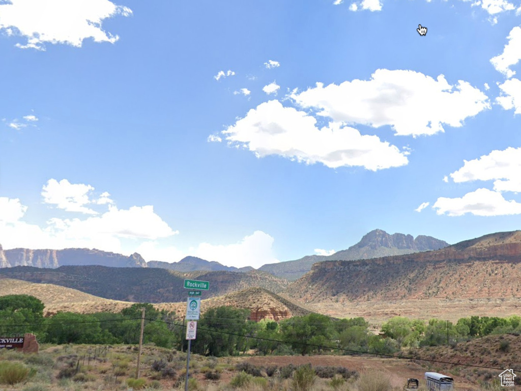 View of mountain background