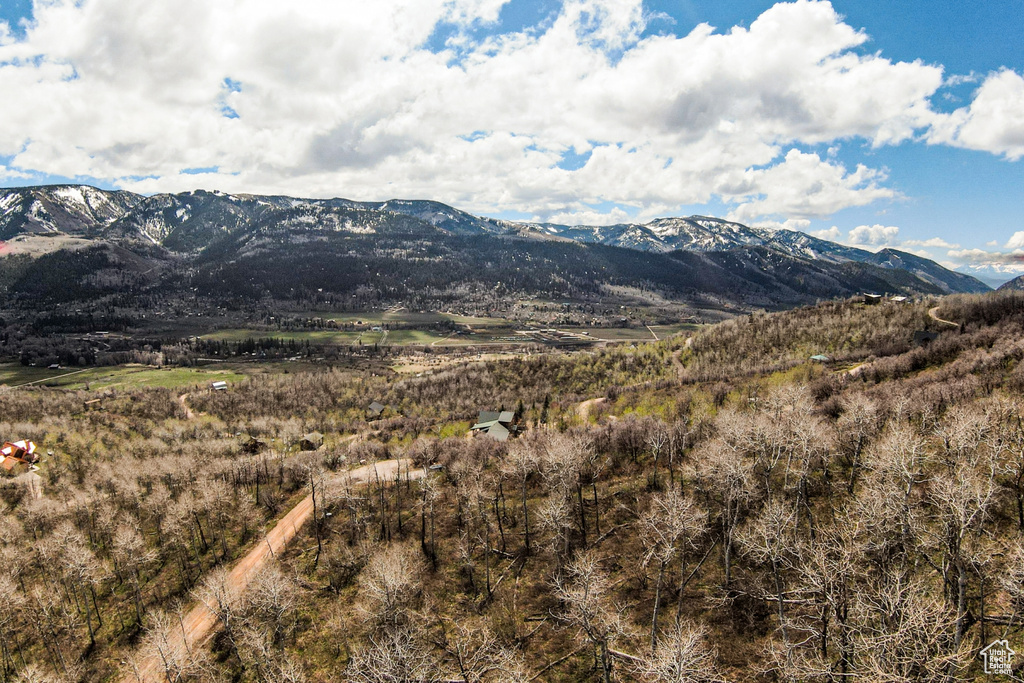 View of mountain backdrop