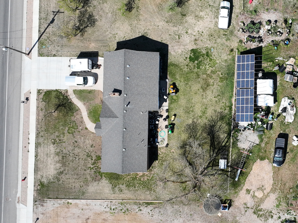 Aerial overview of property's location