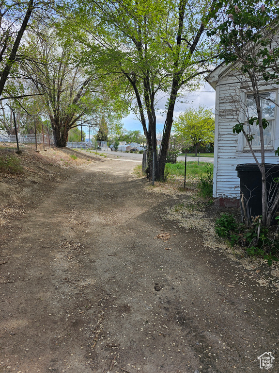View of dirt / gravel road