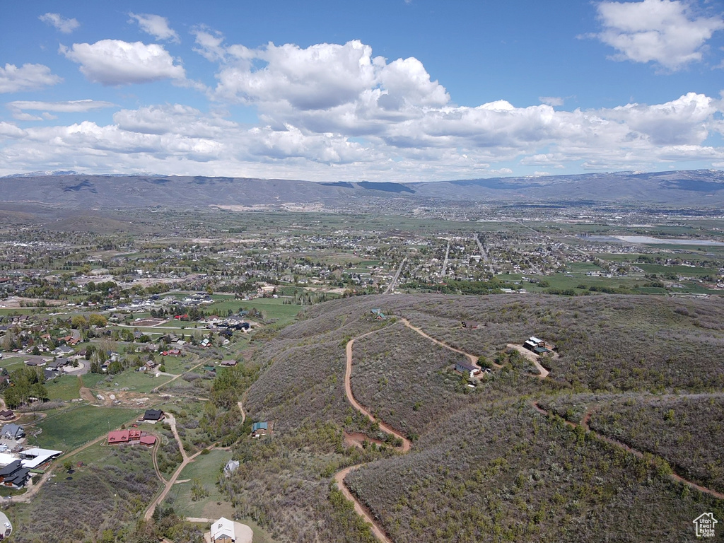 View of property location featuring mountains