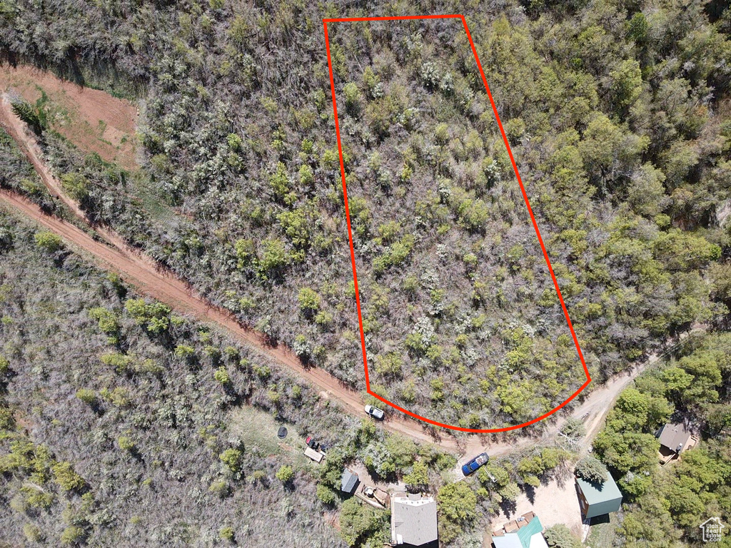 View of property location with property parcel outlined