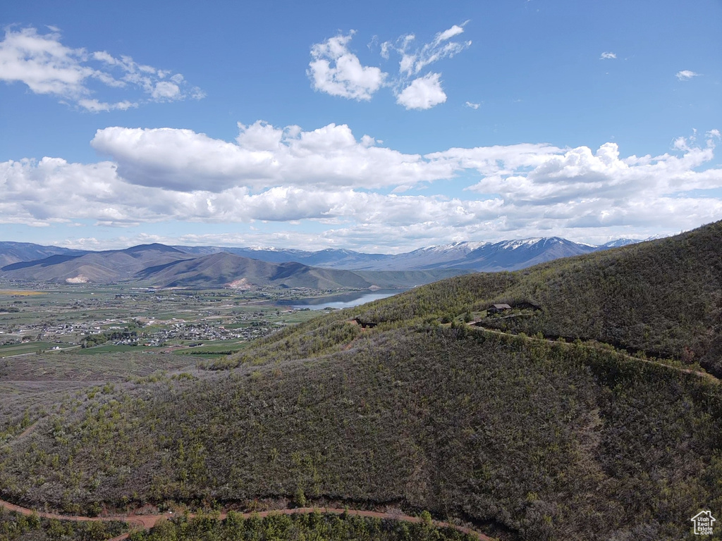 View of mountain background