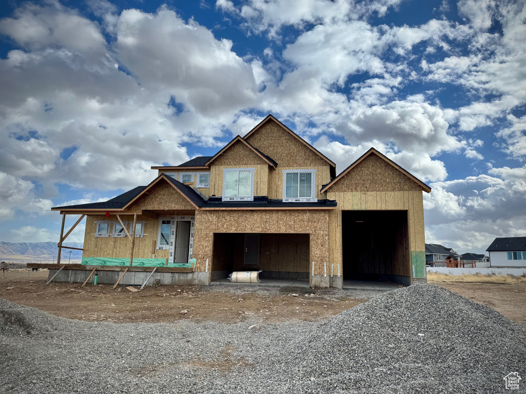 Unfinished property featuring driveway
