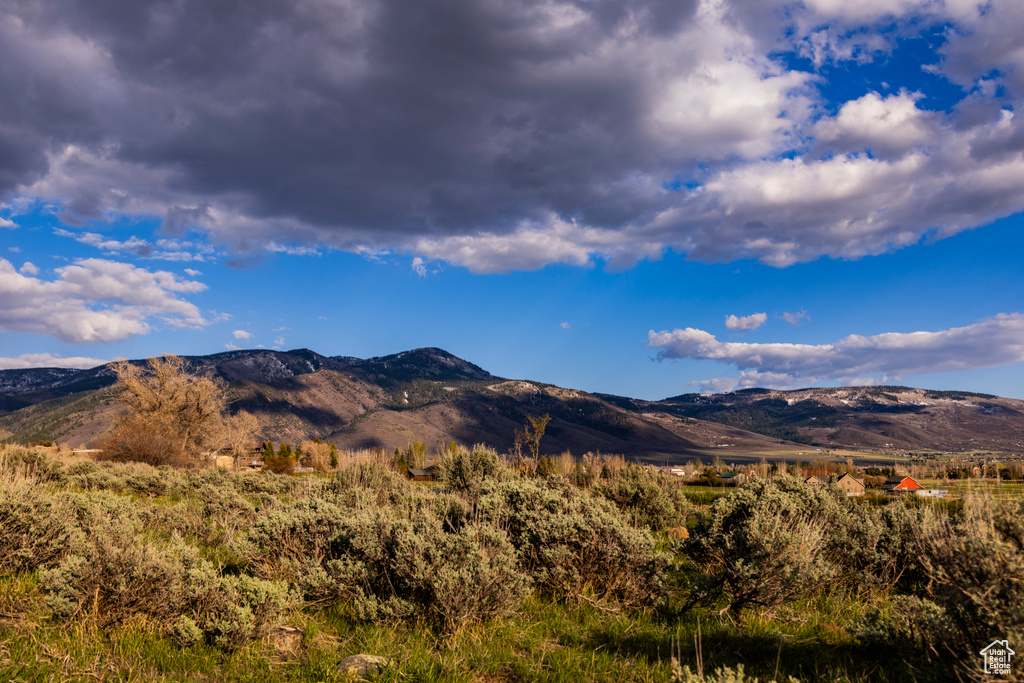 View of mountain background