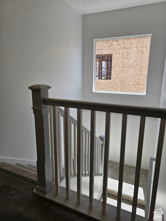 View of stairway