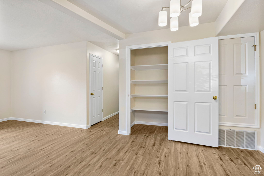 View of closet