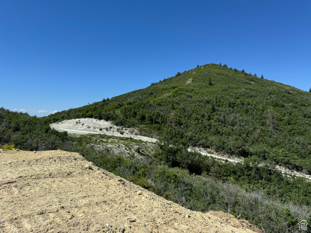 View of mountain background