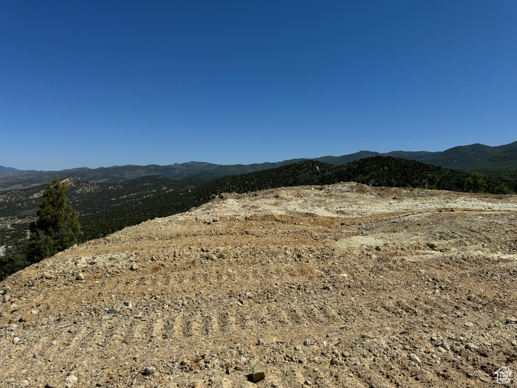 View of mountain background