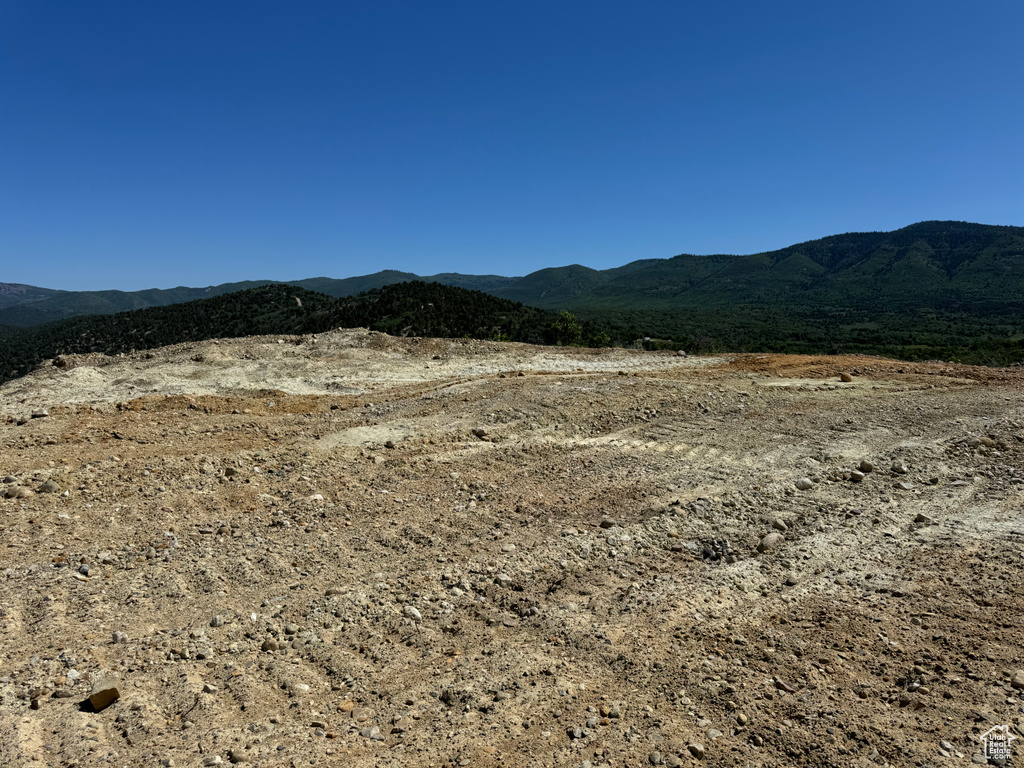 View of mountain background