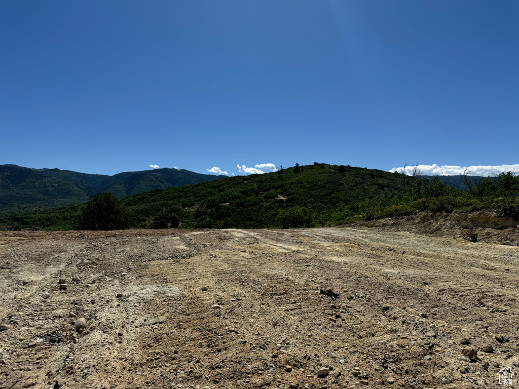 View of mountain background