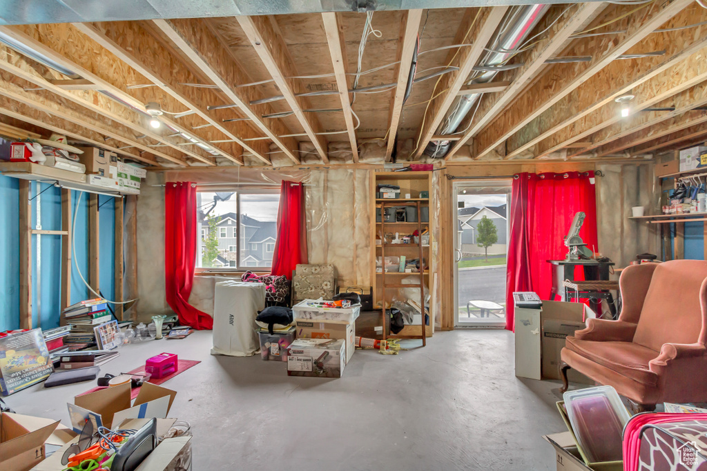 View of basement