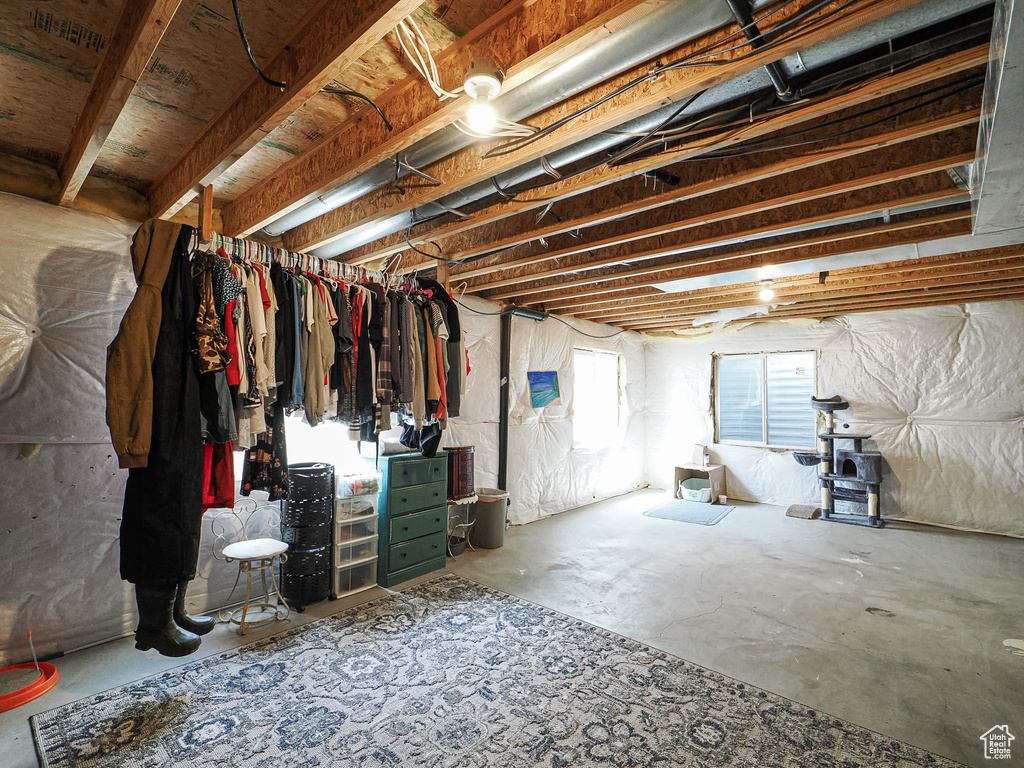 View of basement