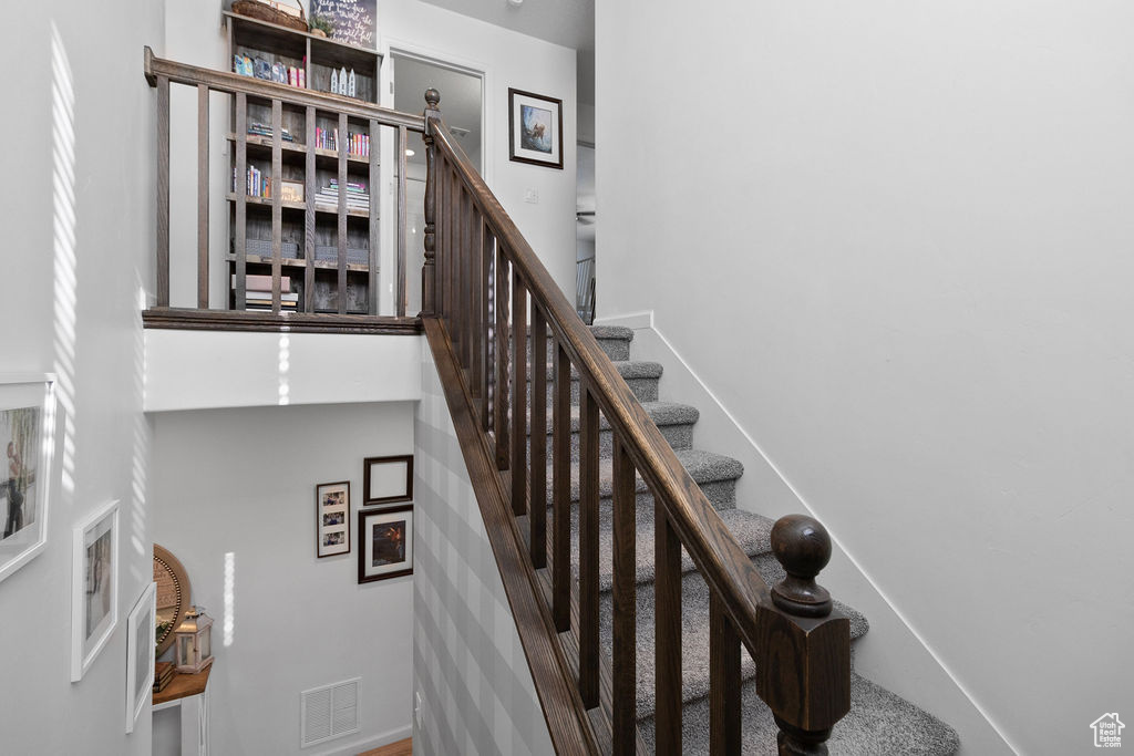 View of stairs
