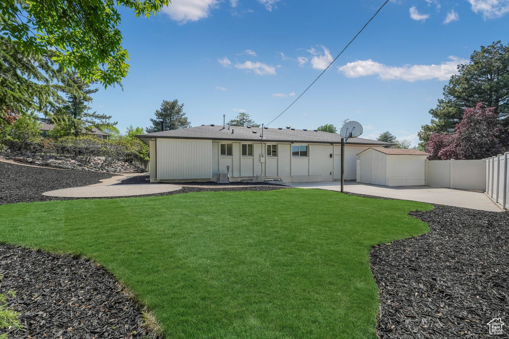 Back of house featuring a patio area