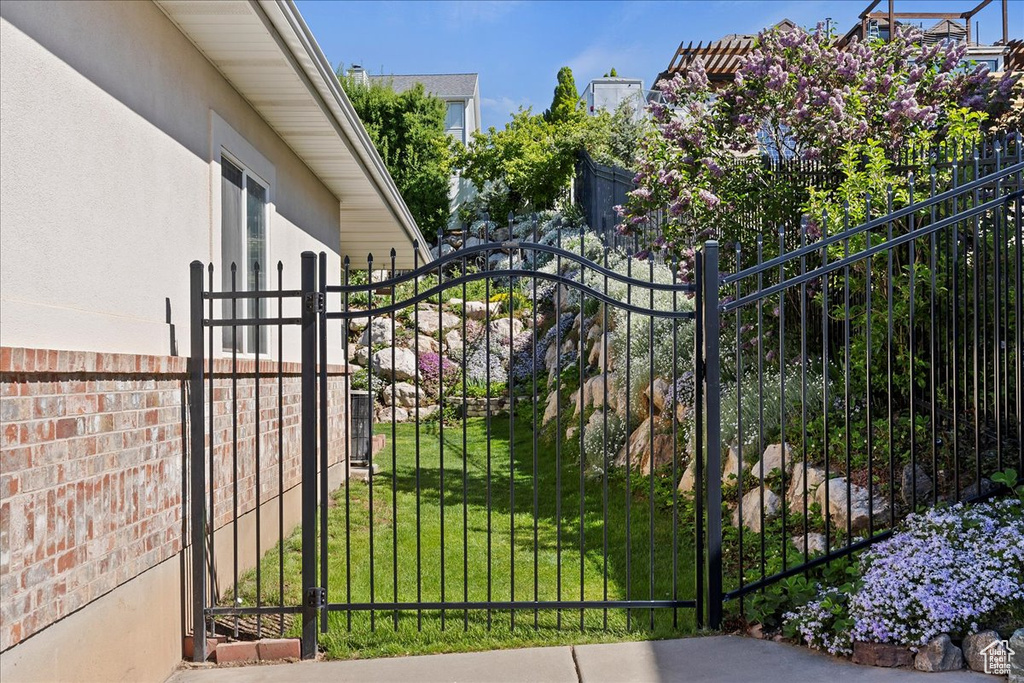 View of gate